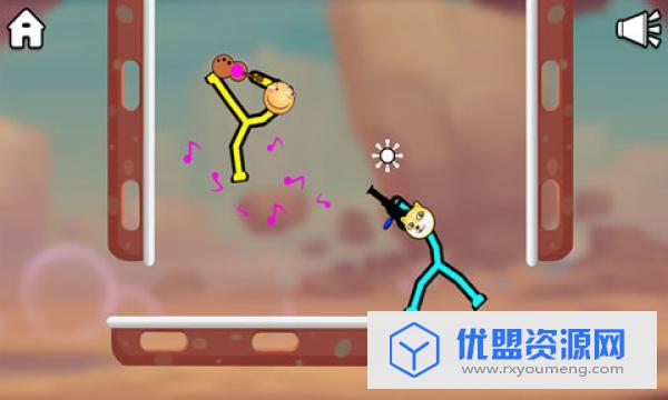 决斗火柴人手游双人版